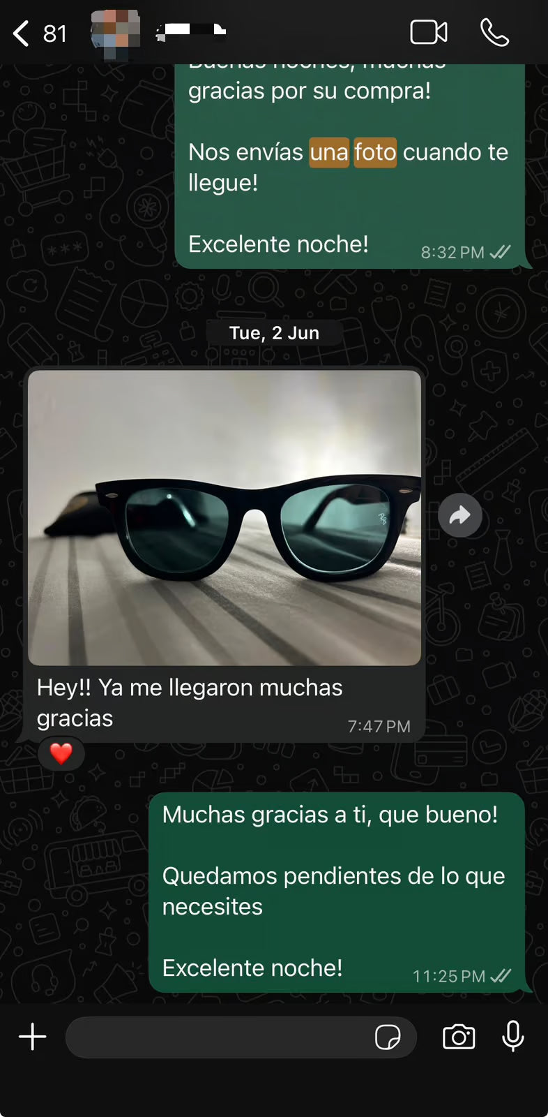 Reseña de cliente 2