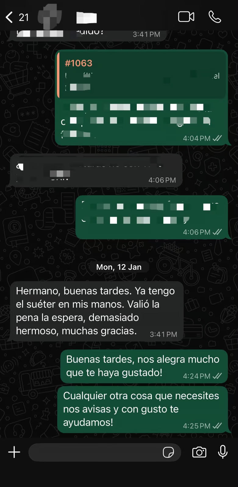 Reseña de cliente 20