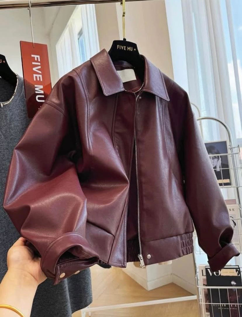 Chaqueta de Cuero Lux