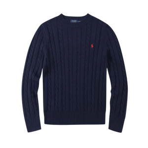 Suéter de Algodón Trenzado Polo Ralph Lauren
