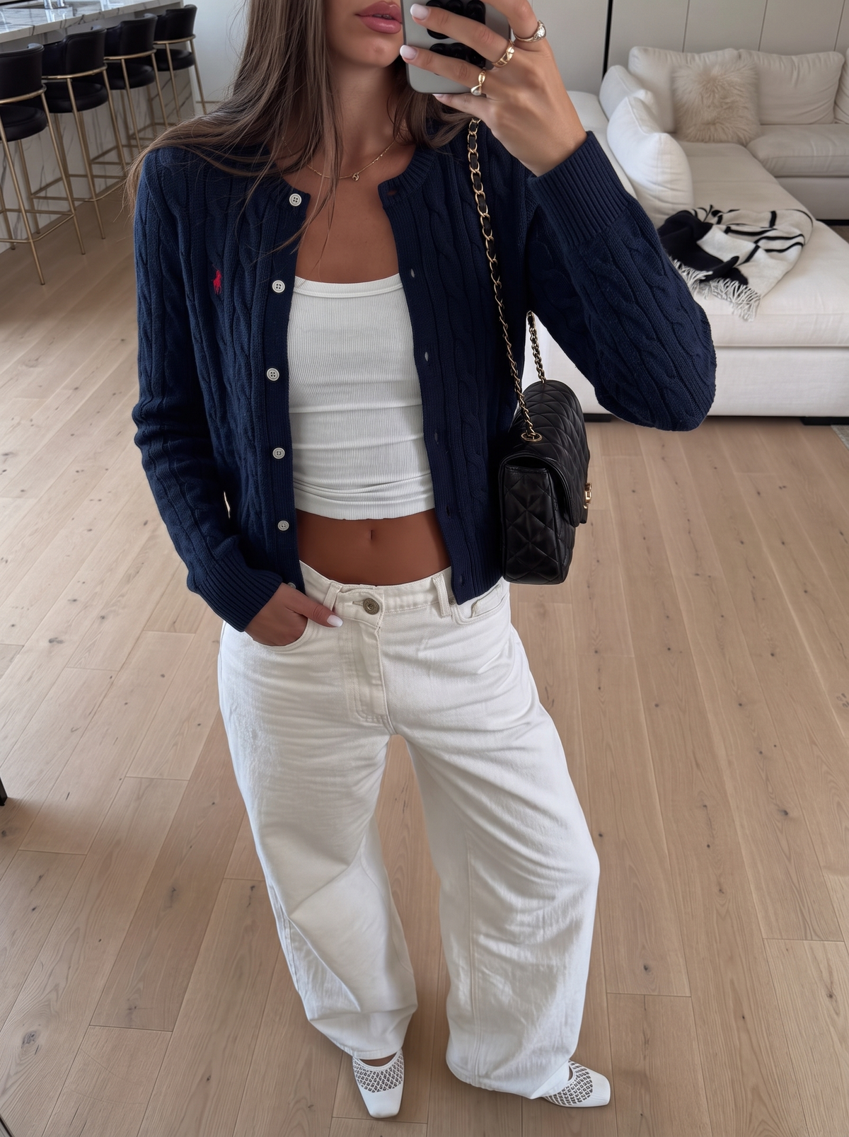 Suéter Trenzado con Botones Polo Ralph Lauren