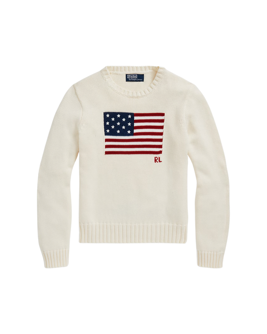 Suéter de Algodón con Bandera Polo Ralph Lauren (Mujer)