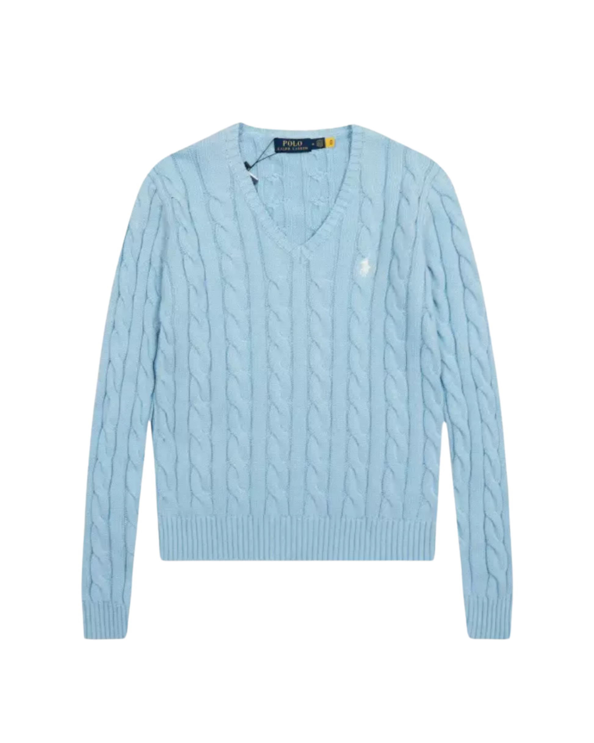 Suéteres Trenzados con Cuello en V Polo Ralph Lauren