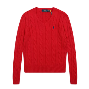 Suéteres Trenzados con Cuello en V Polo Ralph Lauren