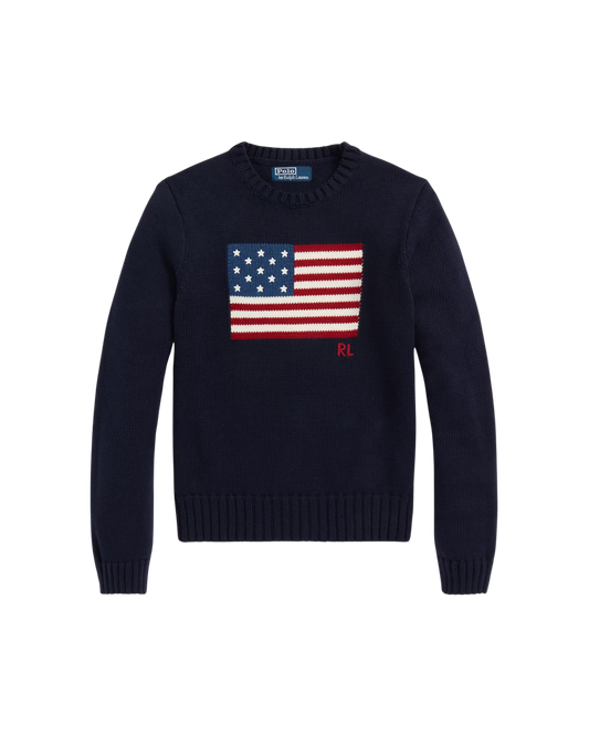 Suéter de Algodón con Bandera Polo Ralph Lauren (Mujer)
