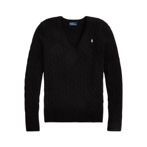 Suéter Trenzado con Cuello en V Polo Ralph Lauren (Mujer)