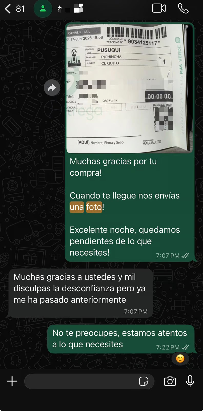 Reseña de cliente 25