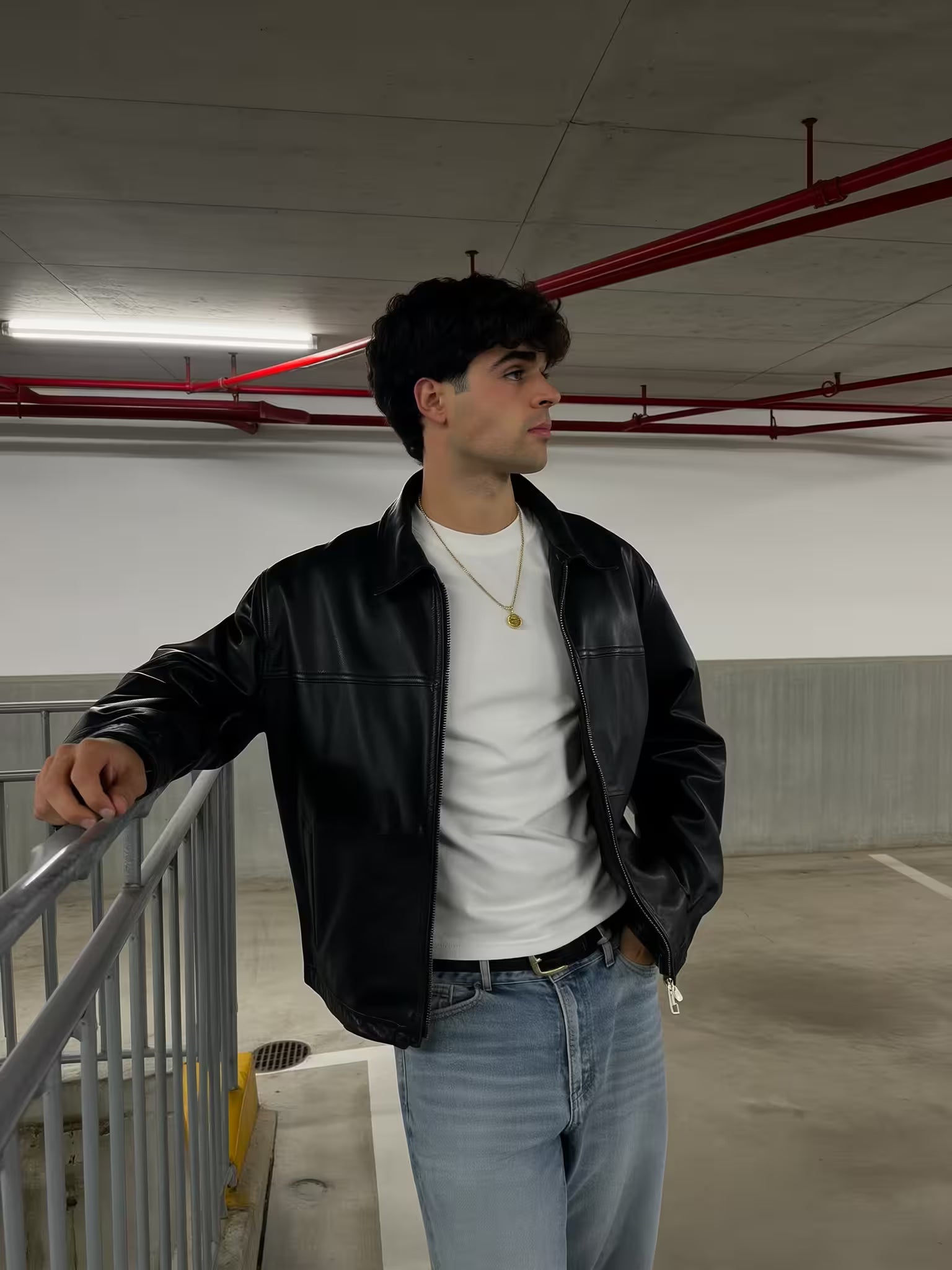 Chaqueta de Cuero Bayville Ralph Lauren