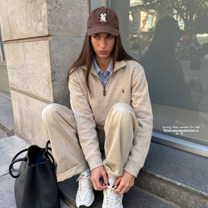 Suéter Vintage con Cierre 1/4 Polo Ralph Lauren