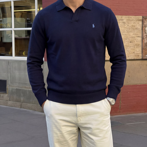 Jersey de Lana Johnny-Collar Polo Ralph Lauren