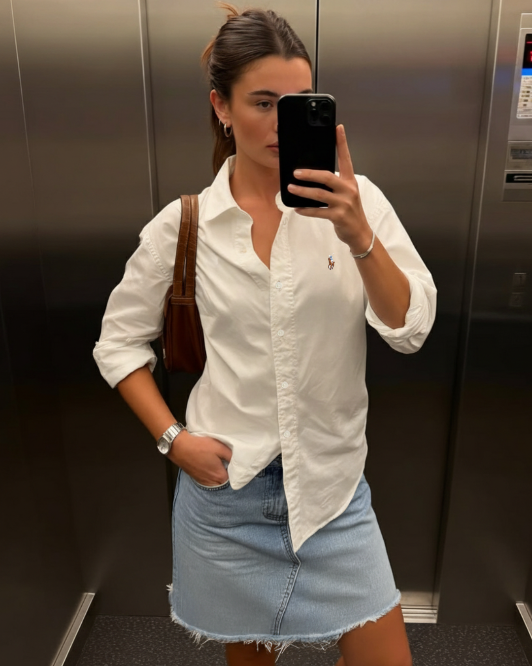 Camisa Oxford Blanca Polo Ralph Lauren