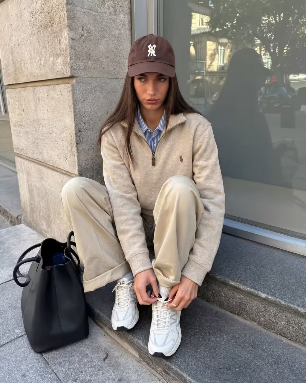 Suéter Vintage Cierre 1/4 Polo Ralph Lauren