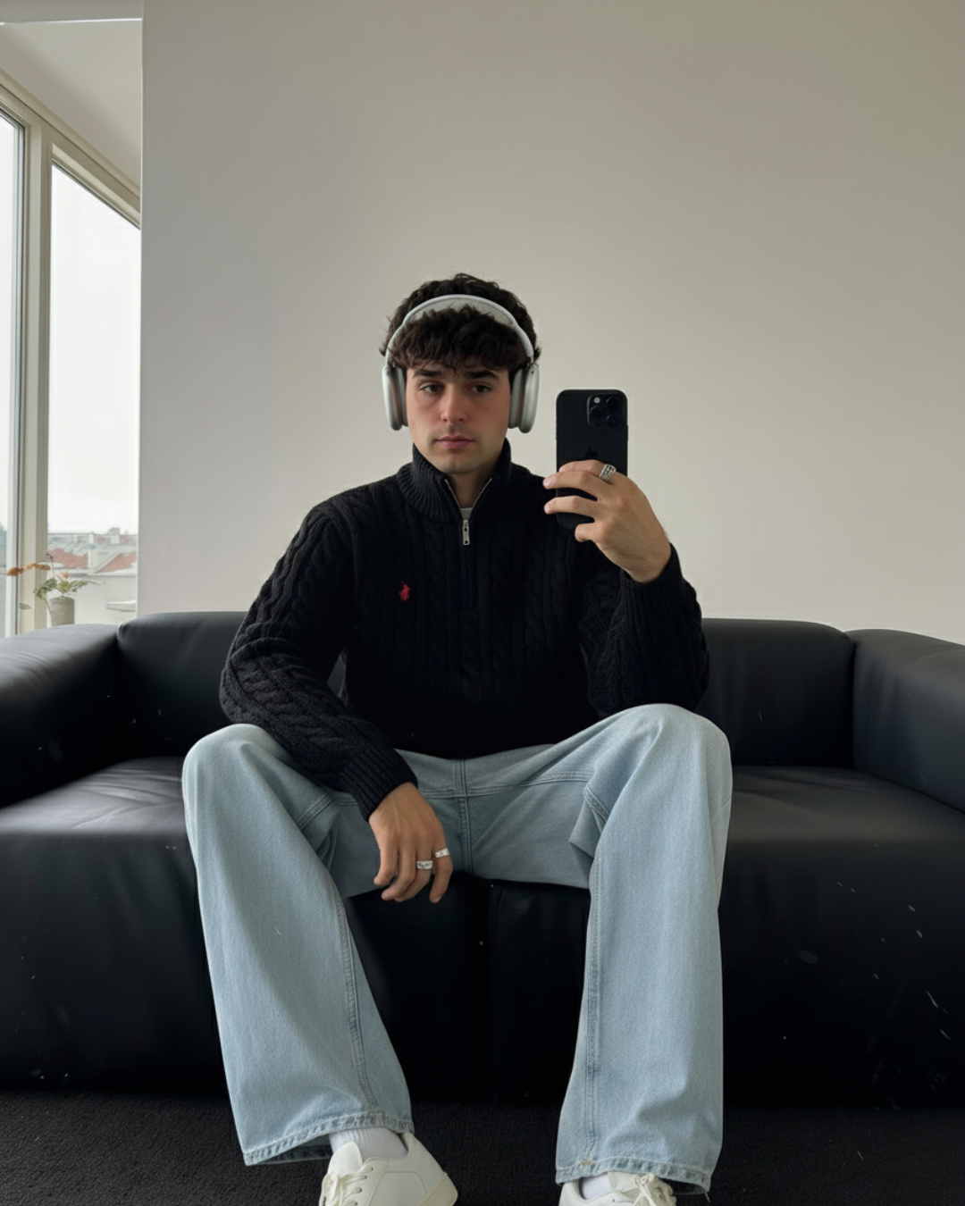 Suéteres Trenzados con Cierre 1/4 Polo Ralph Lauren