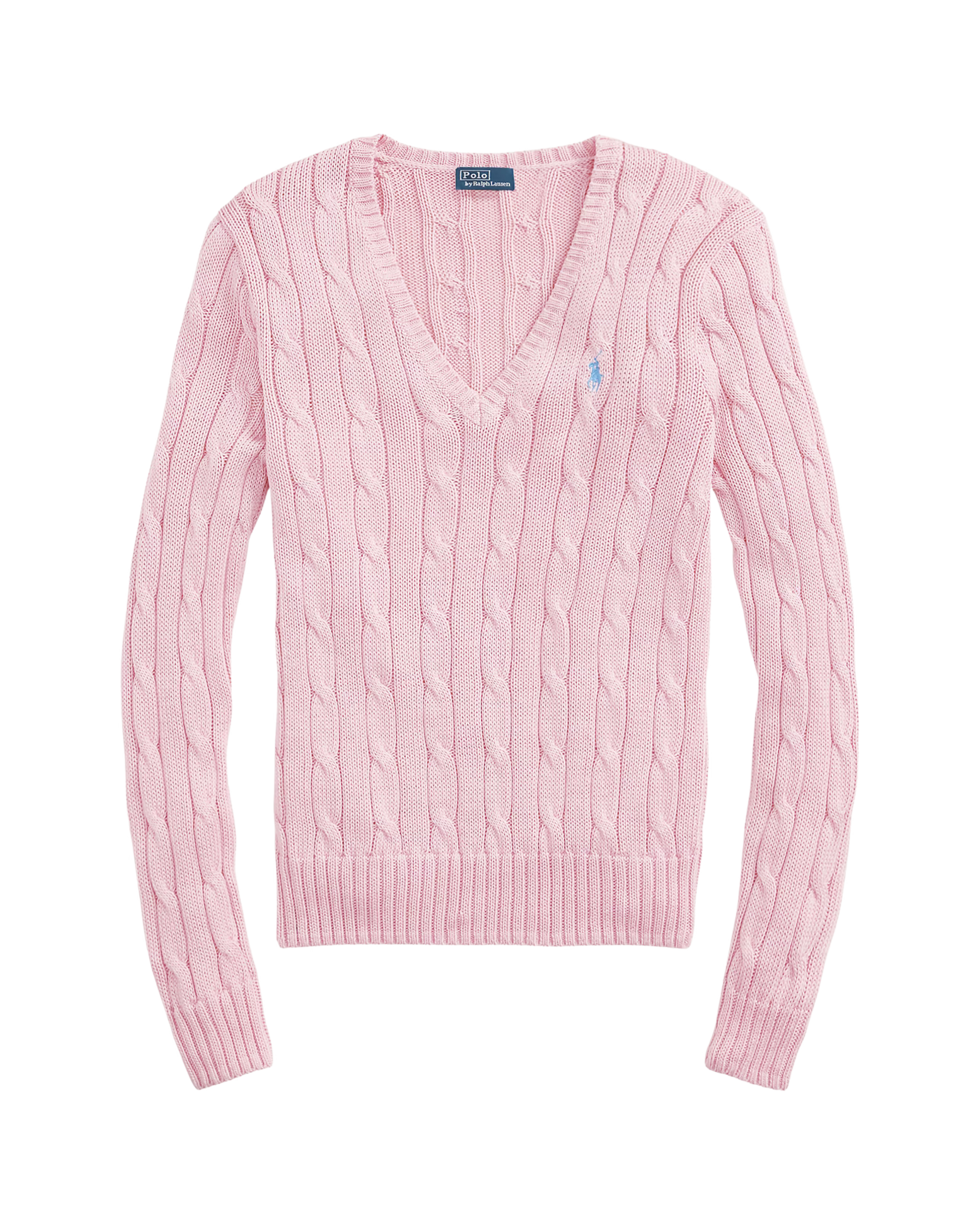 Suéter Trenzado con Cuello en V Polo Ralph Lauren