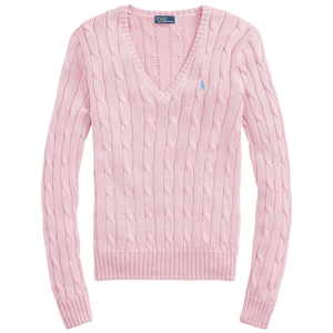 Suéter Trenzado con Cuello en V Polo Ralph Lauren