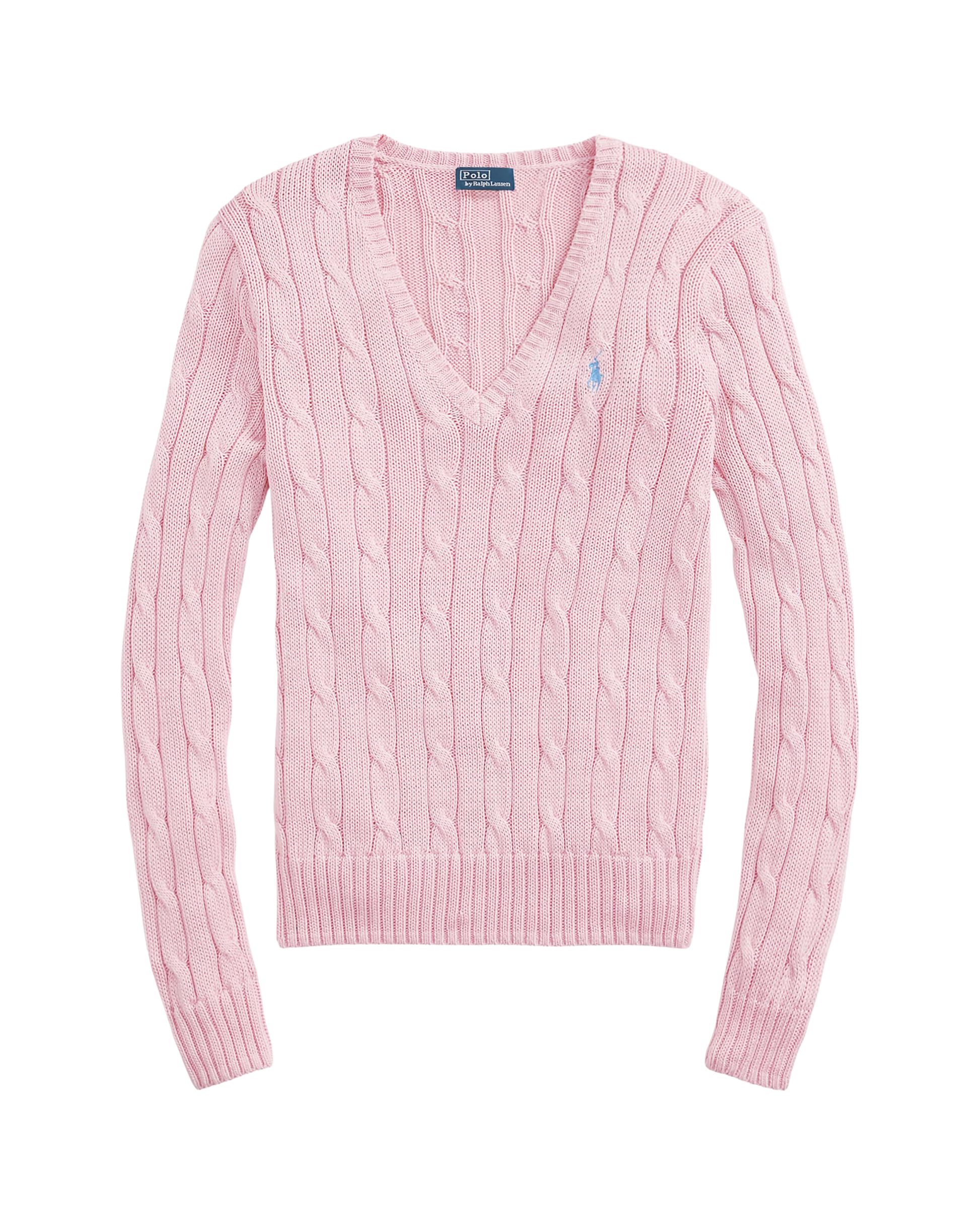 Suéter Trenzado con Cuello en V Polo Ralph Lauren