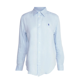 Camisa de Lino de Manga Larga