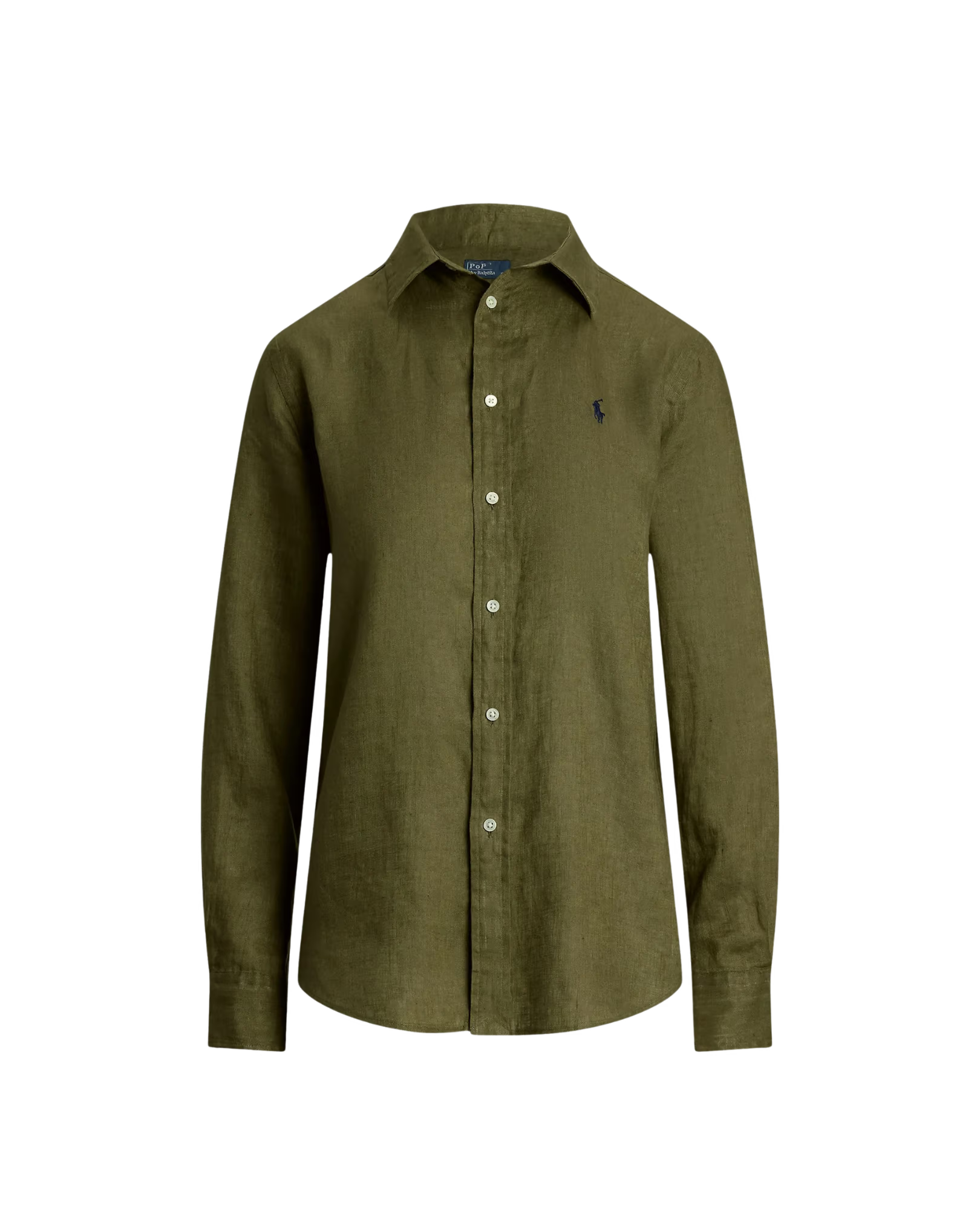 Camisa de Lino de Manga Larga