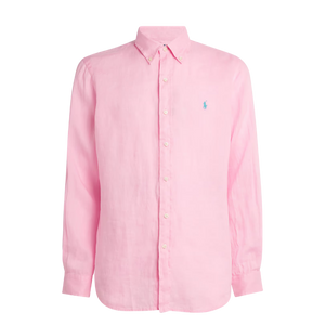 Camisa de Lino de Manga Larga
