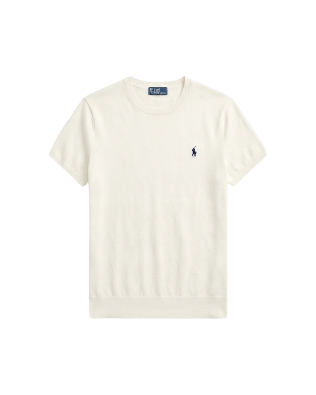 Suéter de Manga Corta Ribbed Trim