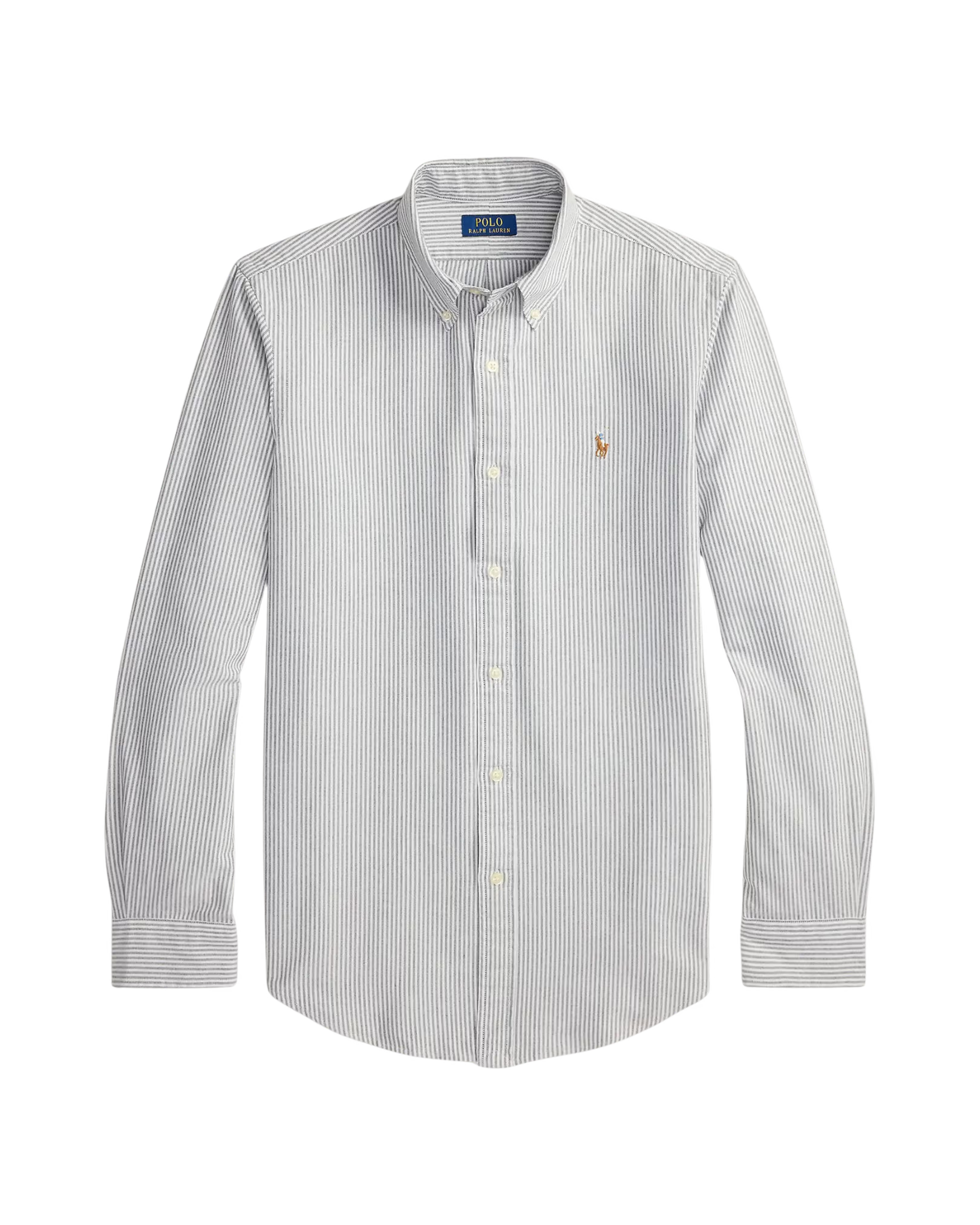 Camisa Celeste con Rayas Blancas Polo Ralph Lauren