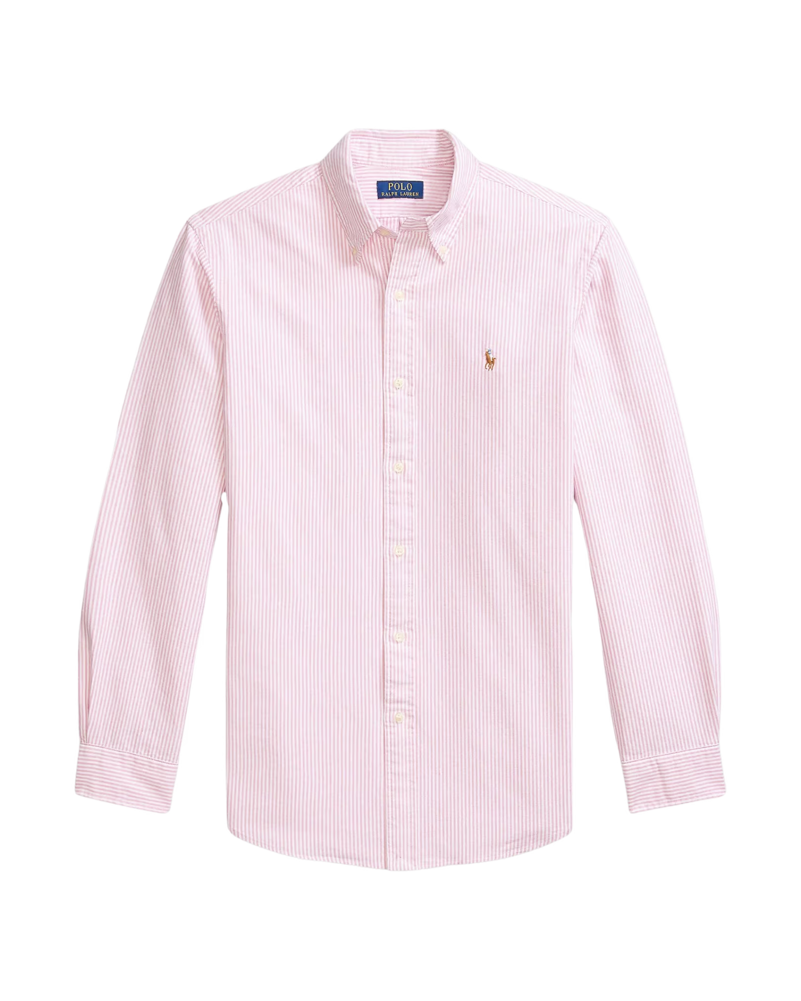 Camisa Celeste con Rayas Blancas Polo Ralph Lauren
