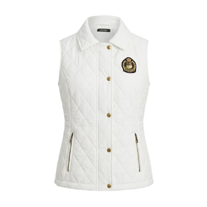 Chaleco Acolchado con Escudo Bordado