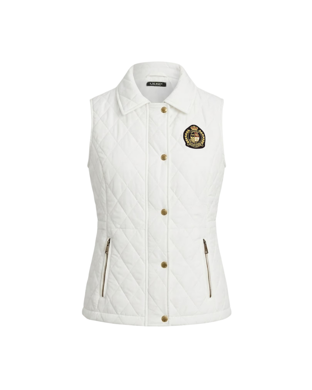 Chaleco Acolchado con Escudo Bordado