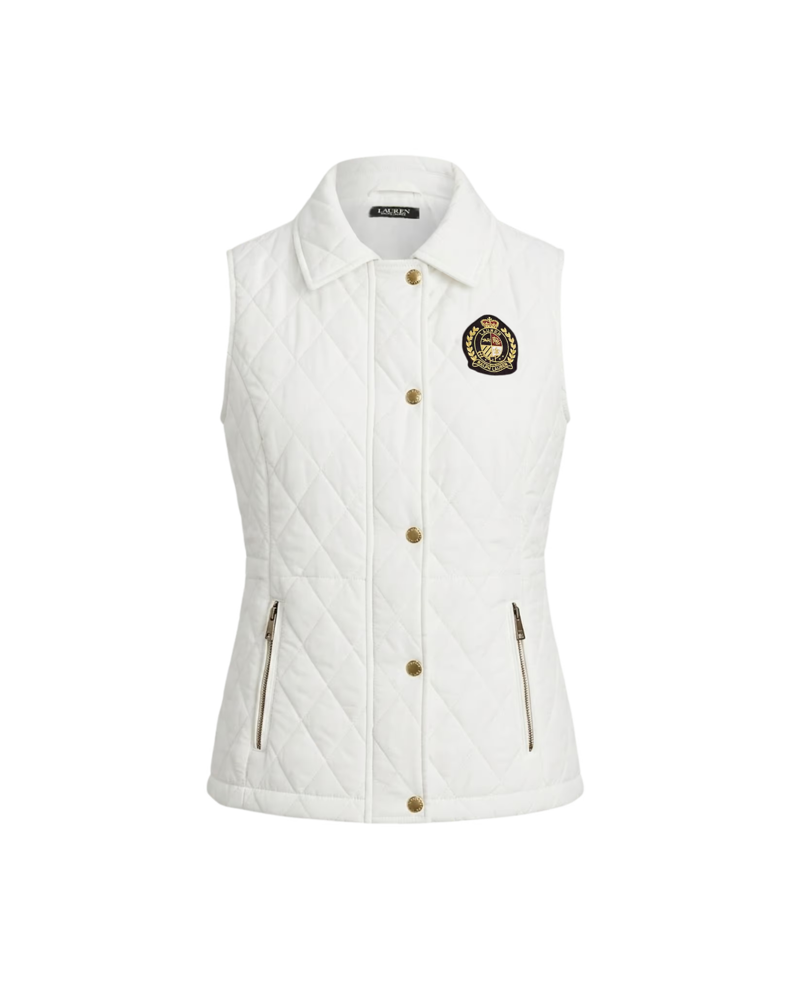 Chaleco Acolchado con Escudo Bordado