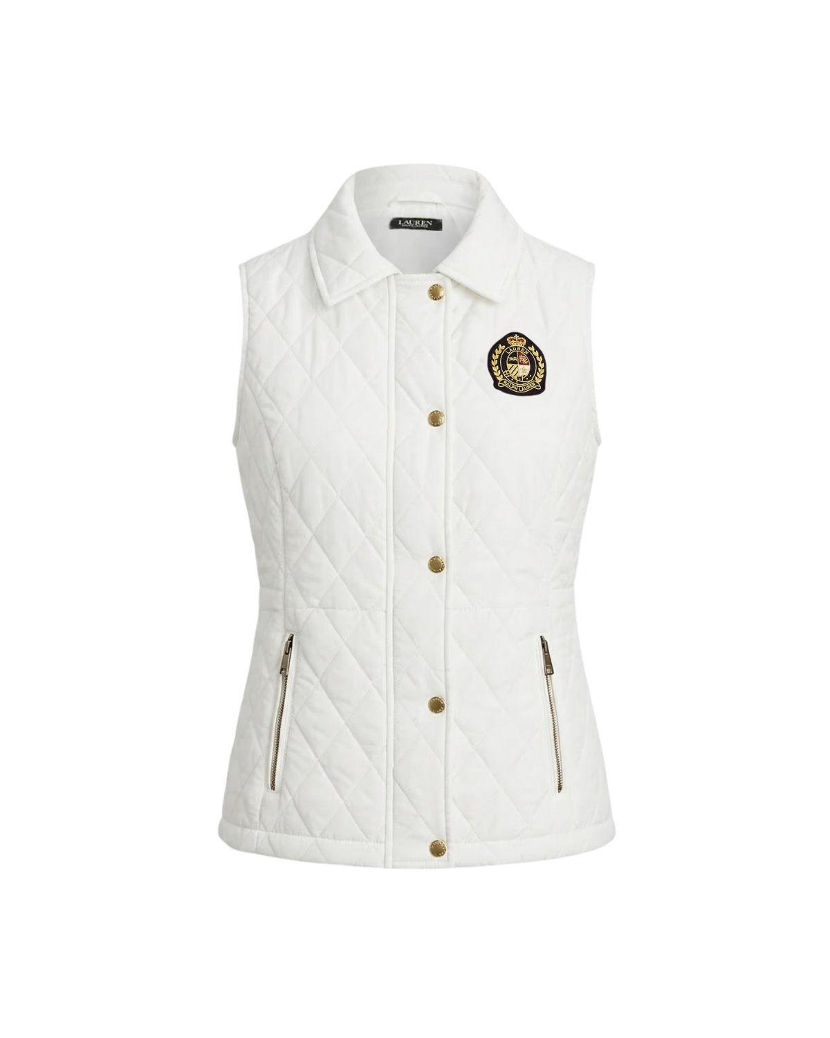 Chaleco Acolchado con Escudo Bordado