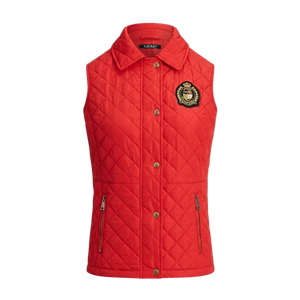 Chaleco Acolchado con Escudo Bordado