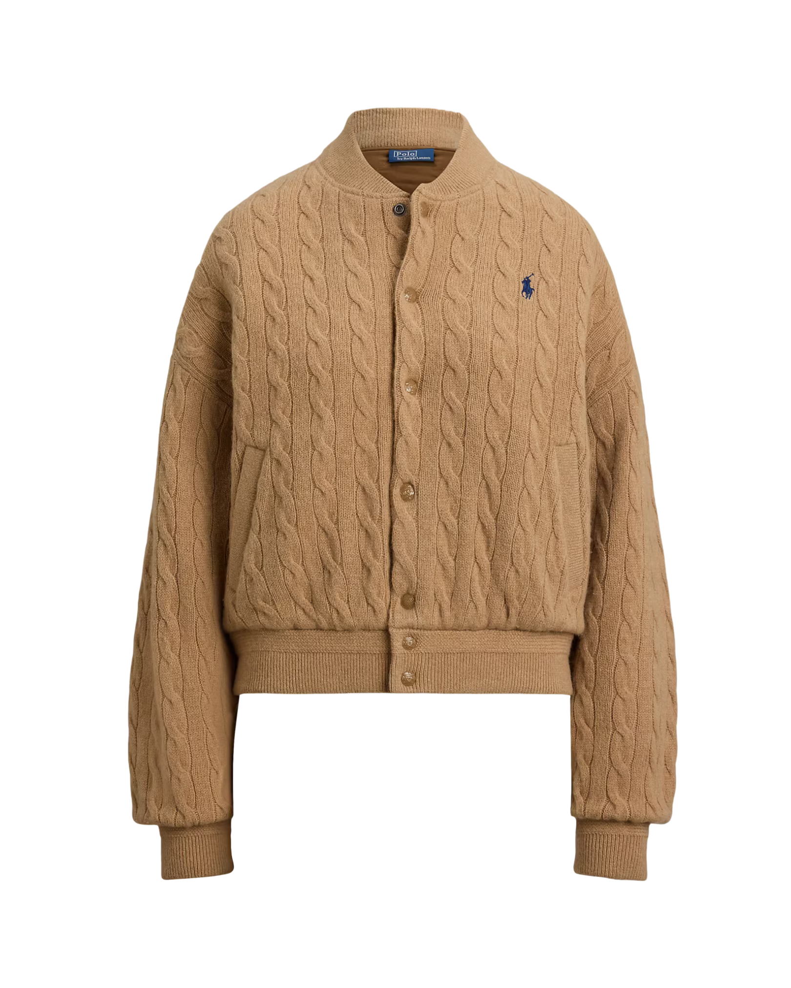 Chaqueta Bomber de Punto Trenzado