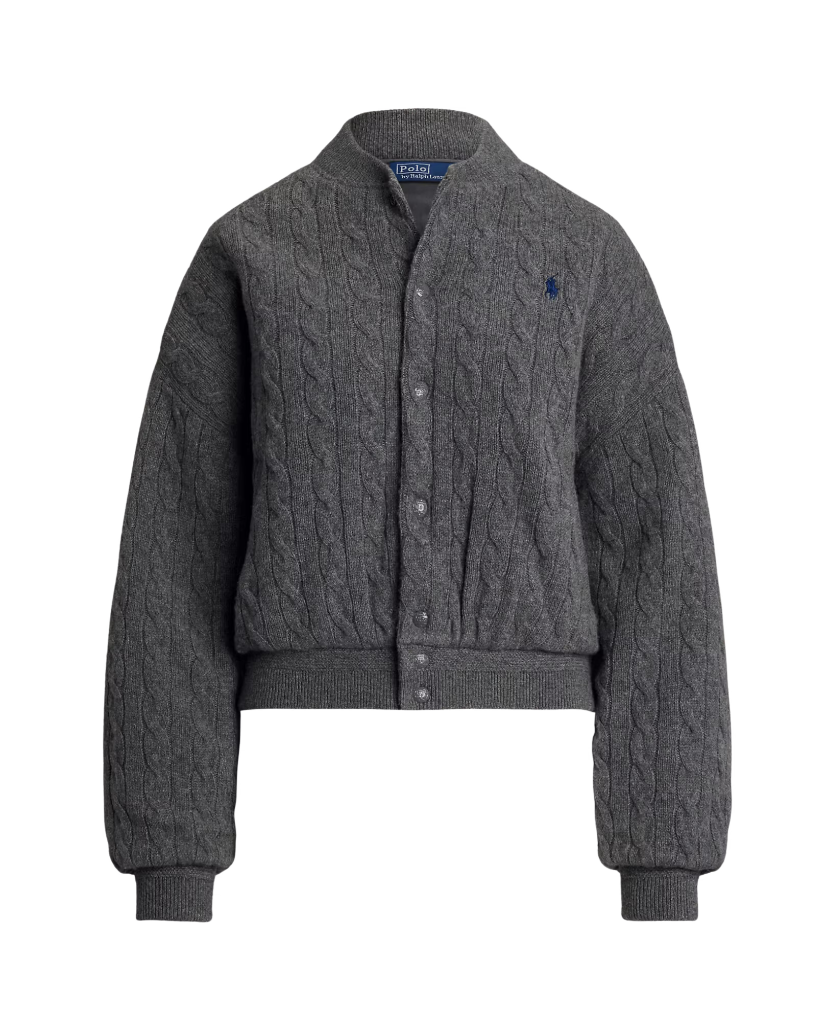 Chaqueta Bomber de Punto Trenzado