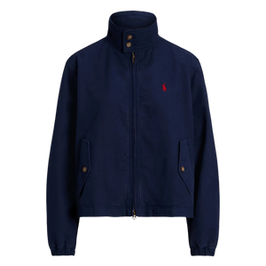 Chaqueta Cazadora de Algodón con Cuello Alto