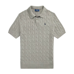 Camiseta Polo de Punto Trenzado