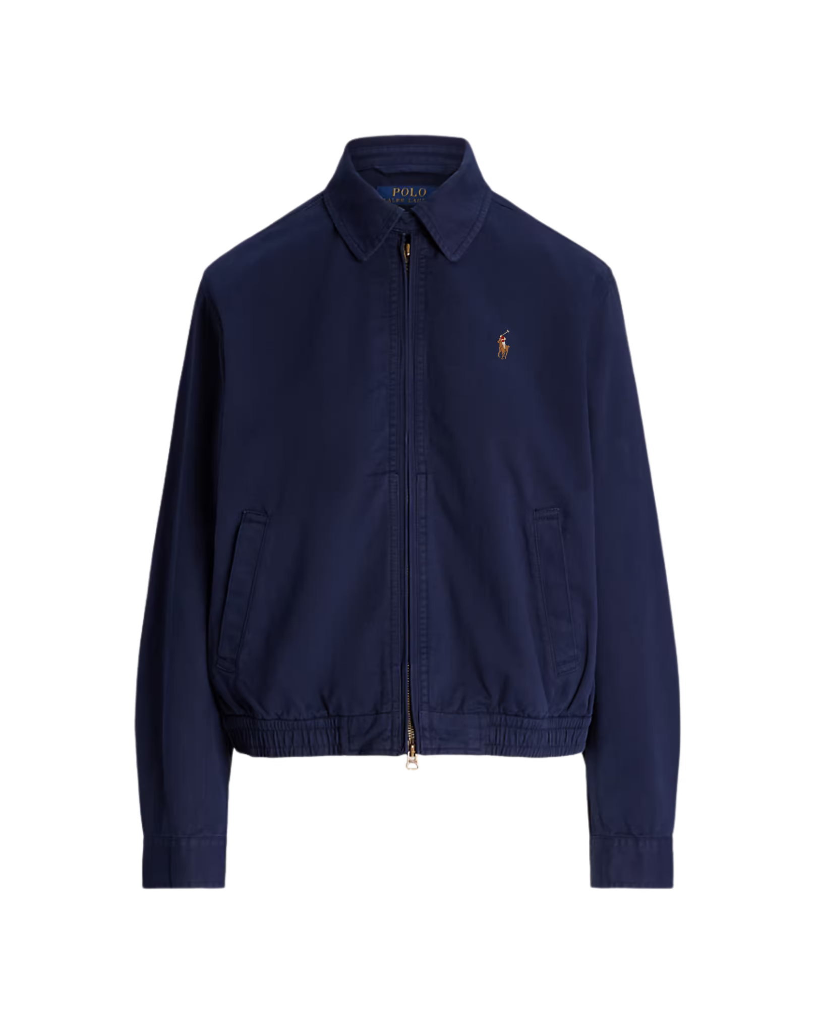 Chaqueta Harrington de Lino con Cremallera