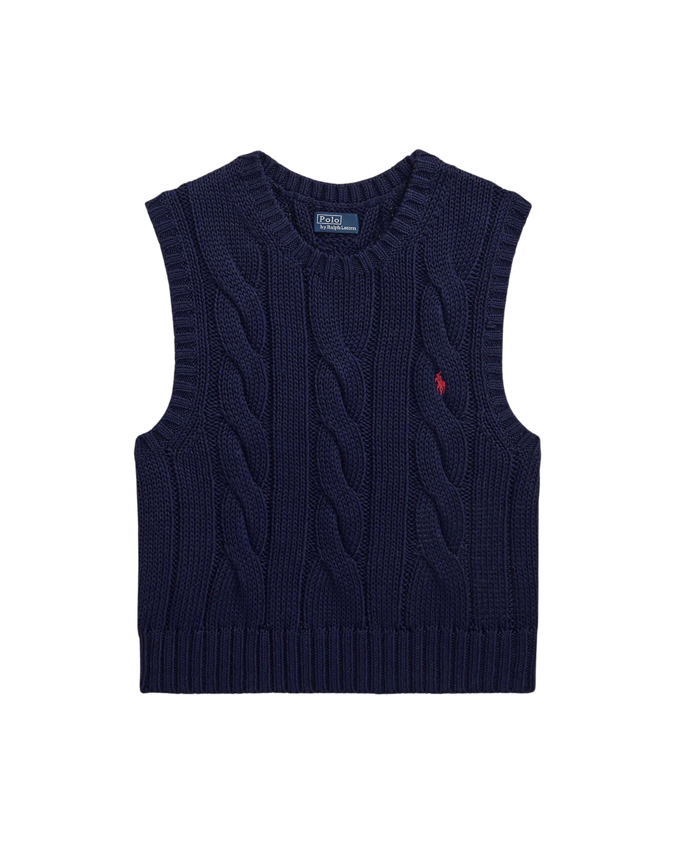 Chaleco Trenzado Sin Mangas Ralph Lauren