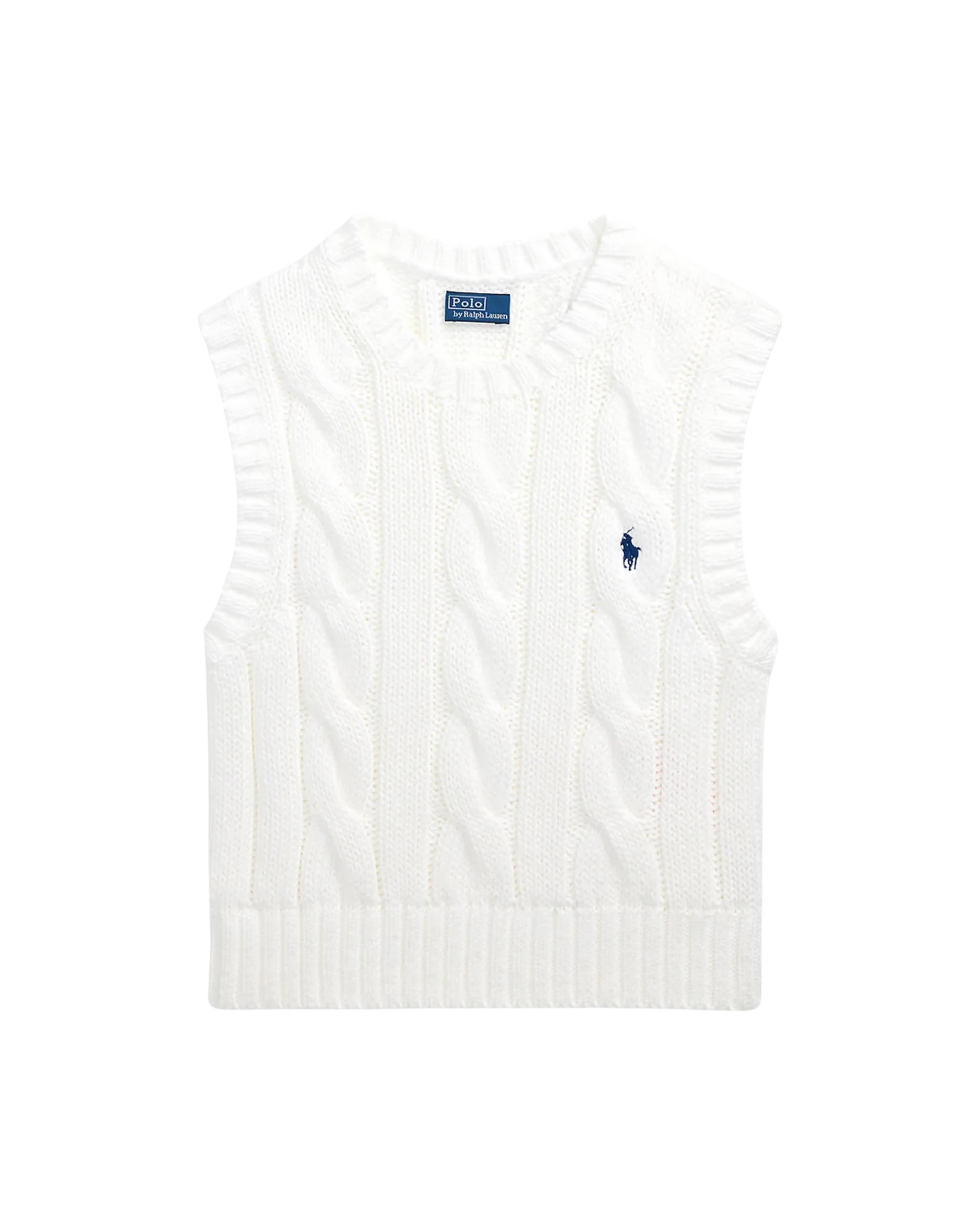 Chaleco Trenzado Sin Mangas Ralph Lauren