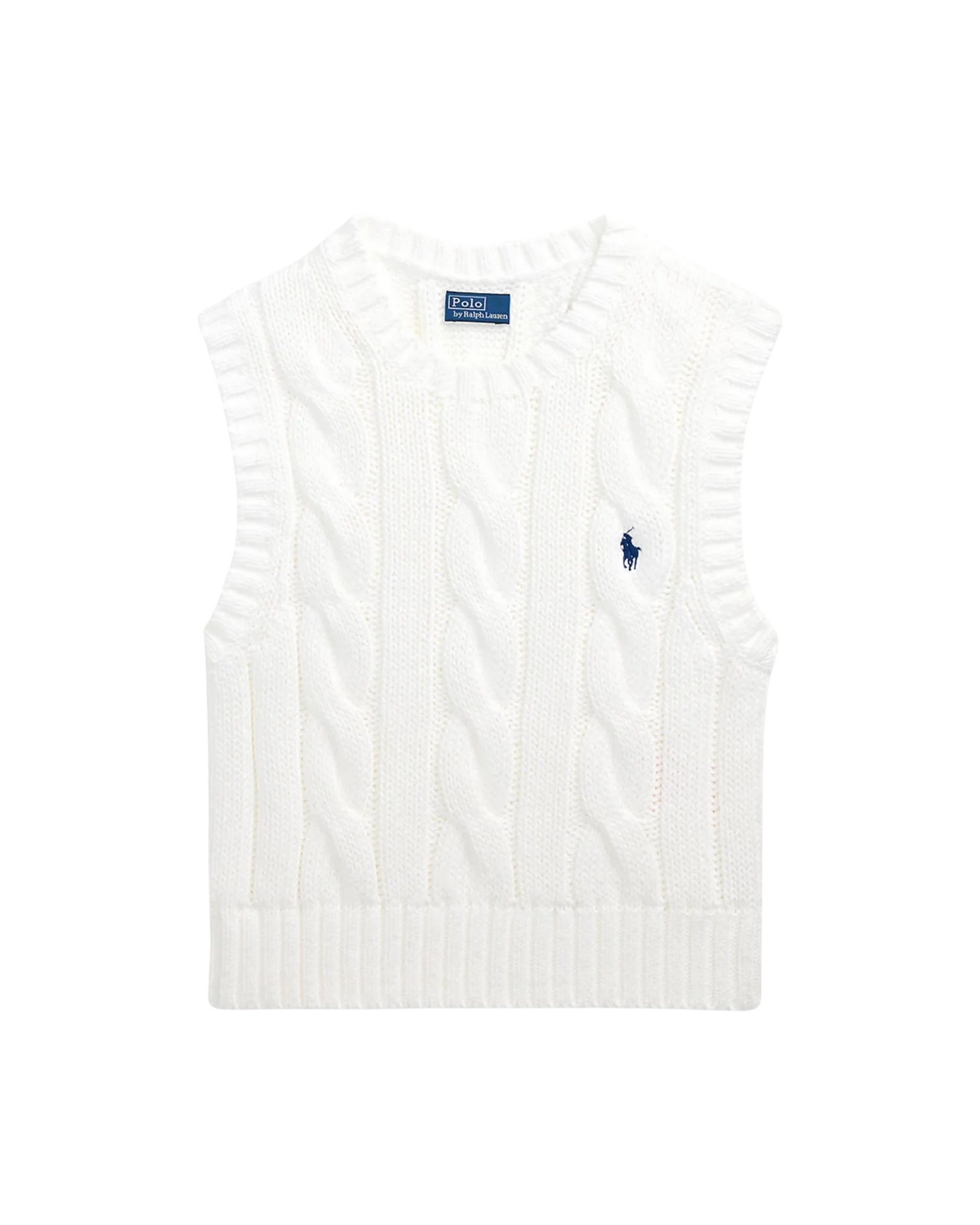 Chaleco Trenzado Sin Mangas Ralph Lauren