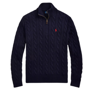 Suéteres Trenzados con Cierre 1/4 Polo Ralph Lauren
