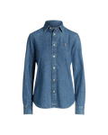 Camisa de Denim Clásica de Botones
