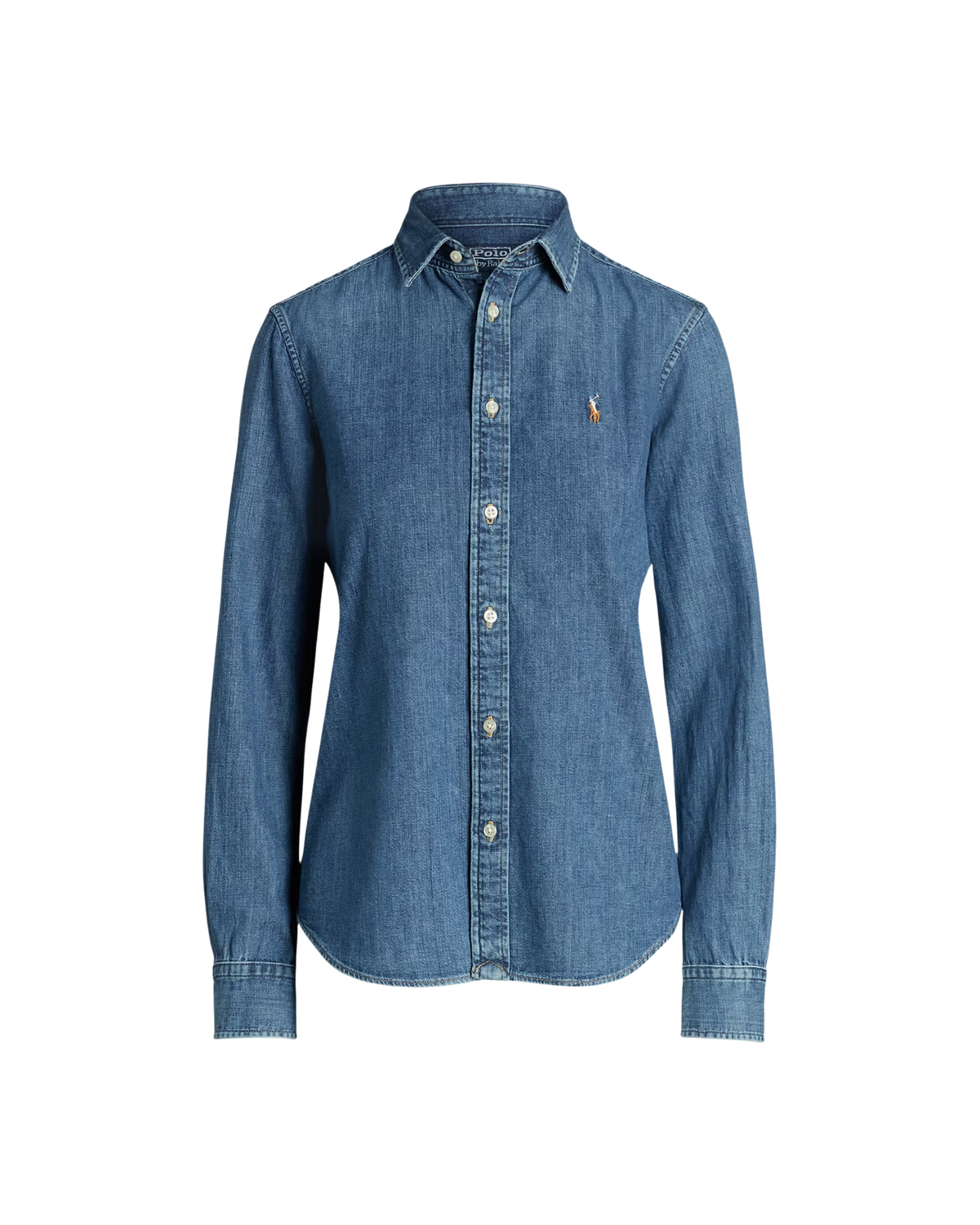Camisa de Denim Clásica de Botones